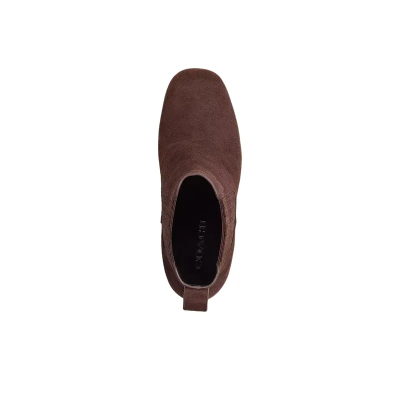 COACH Ivette Short Chelsea Boots 11.5cm Women's Brown-3