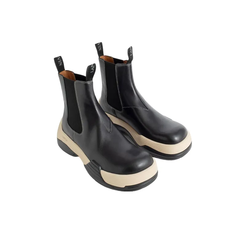 Lanvin Flash-X Leather Chelsea Boots-2