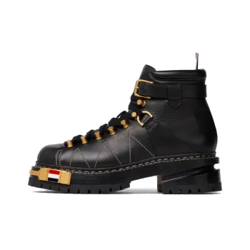 THOM BROWNE RWB detail Vitello Hiking Boots