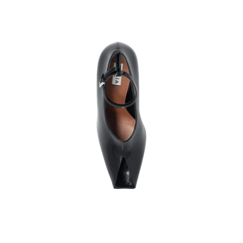 Alaia Slim Heel High Heels 10cm Women's Black-4