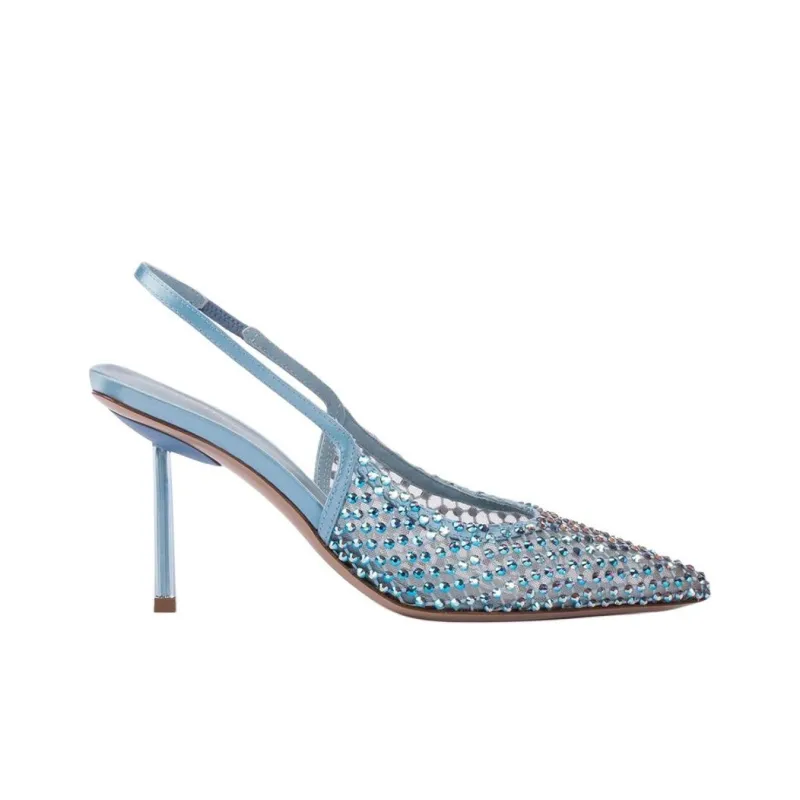 Le Silla Gilda 80mm Slingback Pumps-1