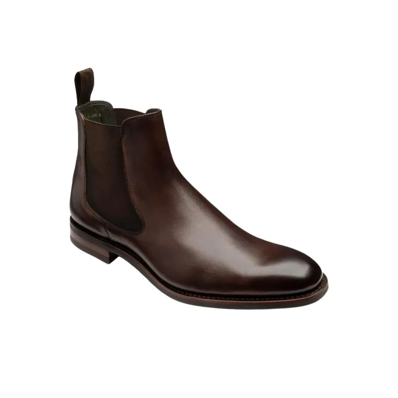 LOAKE Wareing Short Chelsea Boots Men's Dark Brown-2
