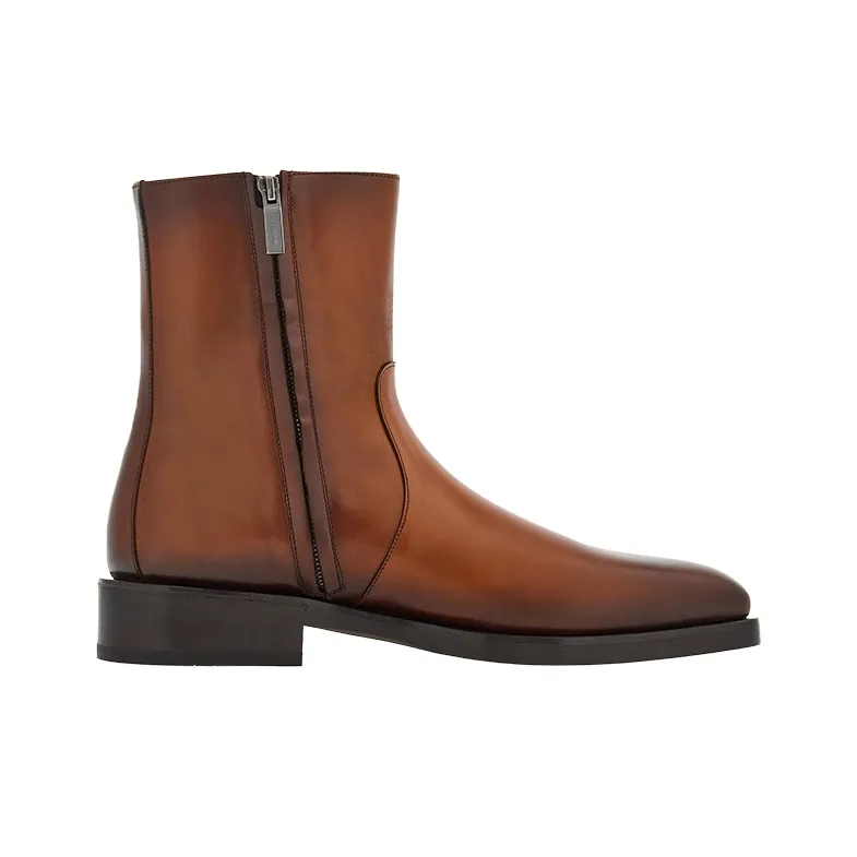 FERRAGAMO Two-tone Ankle Boots-1