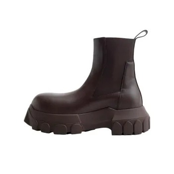 RICK OWENS Beatle Bozo Tractor Ankle Boots