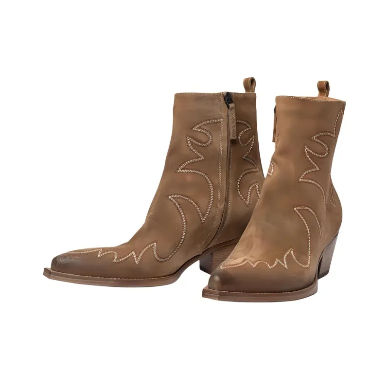 SARTORE SR4501 Ankle Boots 4.5cm Women's Umber-2