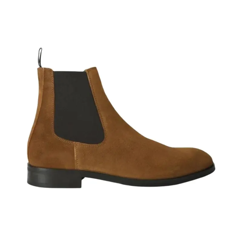 Kurt Geiger London Hunter Chelsea Short Chelsea Boots Men's Tan-1