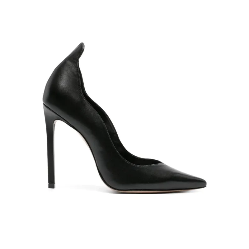 Schutz Slim Heel High Heels Women's Black-1