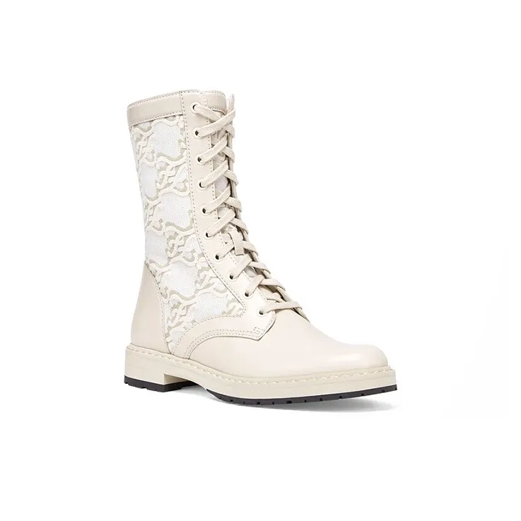 FENDI Ankle Boots Women's White-2