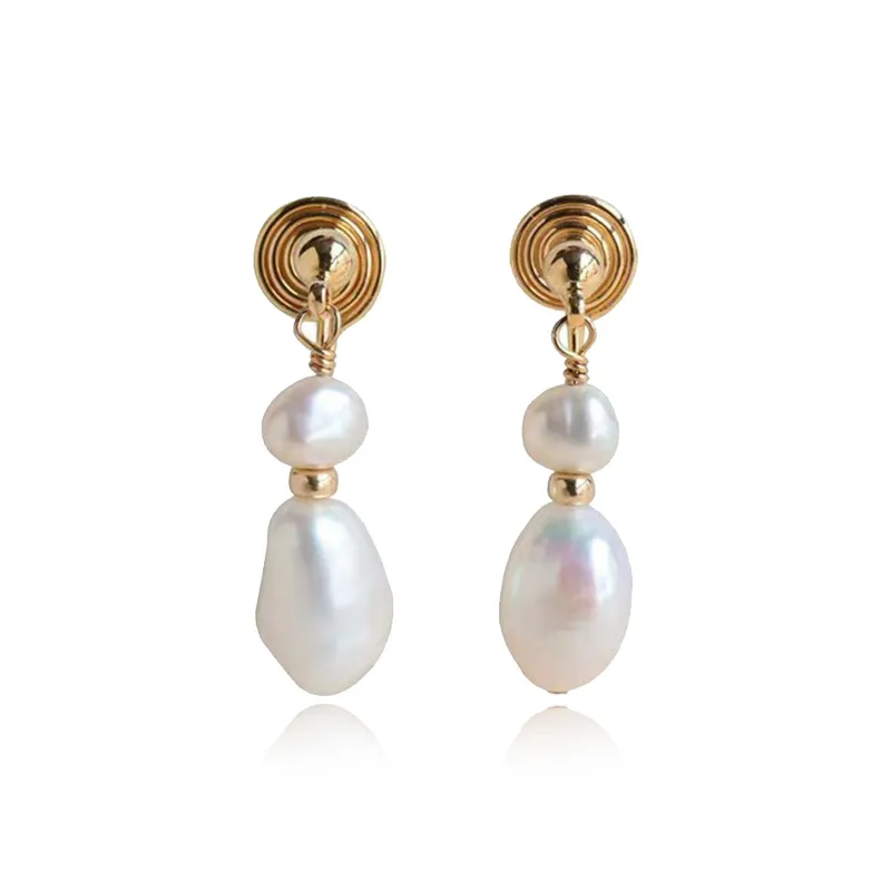 HELA DE HAI Freshwater Pearl Clip On Earrings Women's-0