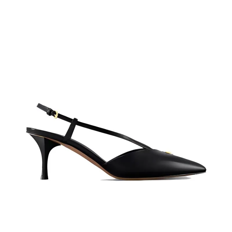 LOUIS VUITTON Stellar Slim Heel High Heels 6.5cm Women's Black-1