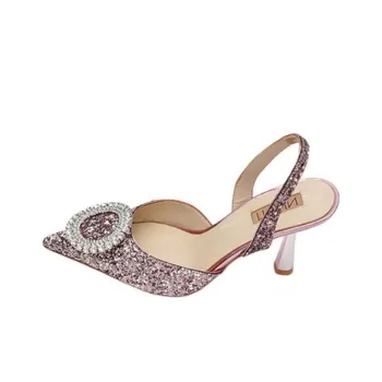 NICOLI Selma Slim Heel High Heels 7cm Women's Pink