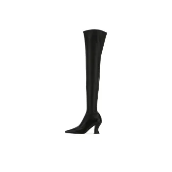 Bottega Veneta Knee High Boots 5cm Women's Black