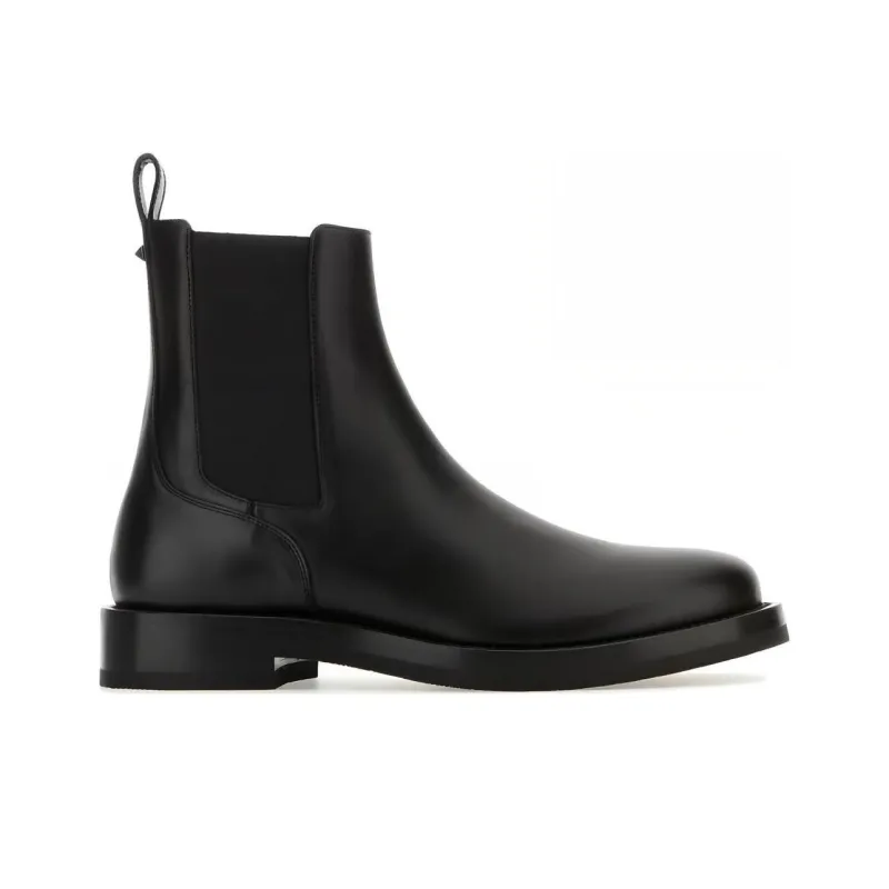 Valentino Round Toe Ankle Boots-1