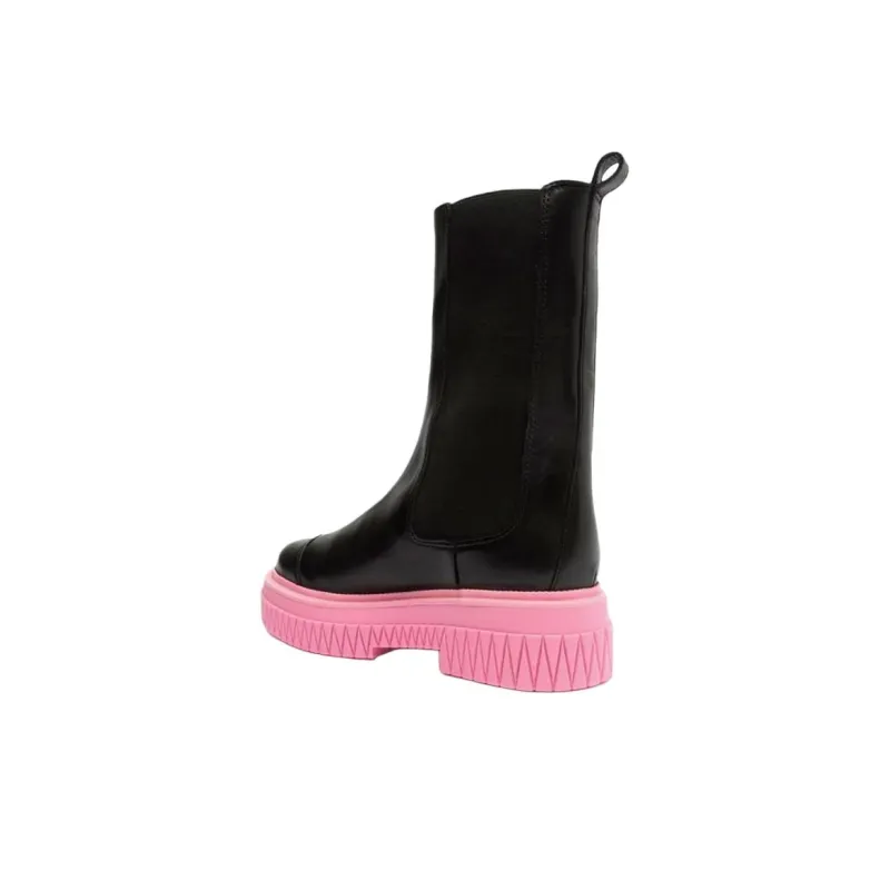 Schutz Short Chelsea Boots 5cm Women's Black-3