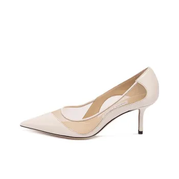 Jimmy Choo Slim Heel High Heels 6.5cm Women's Natural