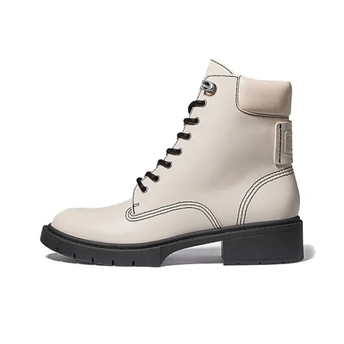 COACH Ankle Boots Women's White