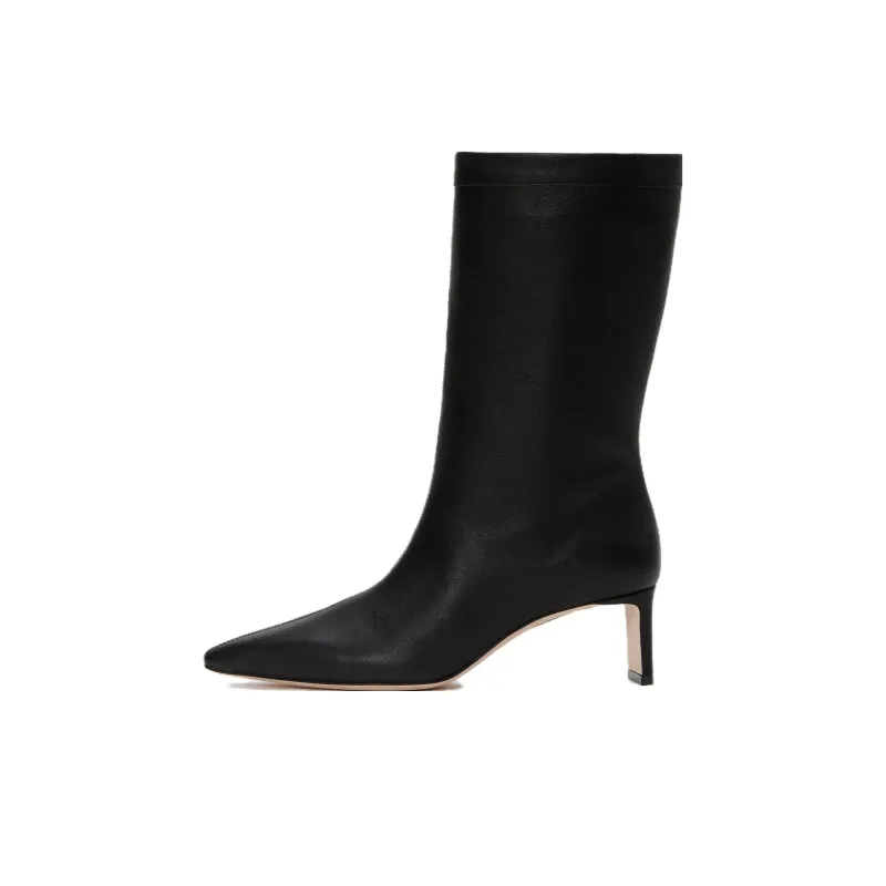 Fabiana Filippi 55mm Pointed toe Leather Boots-0
