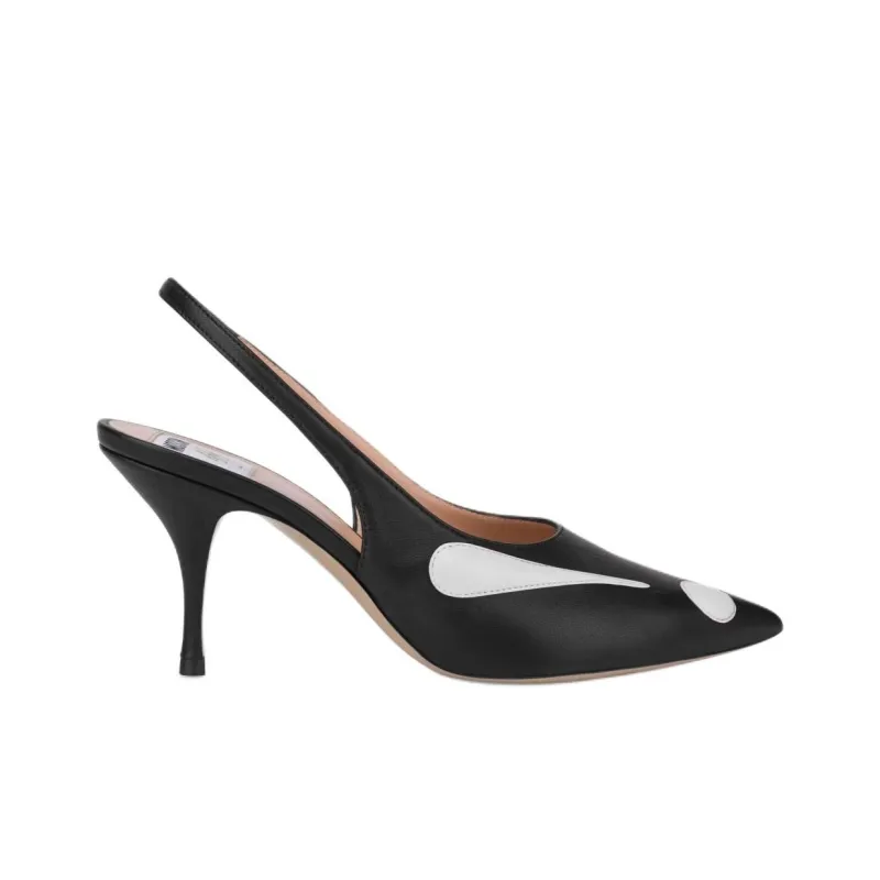 MOSCHINO 75mm Nappa Pumps-1