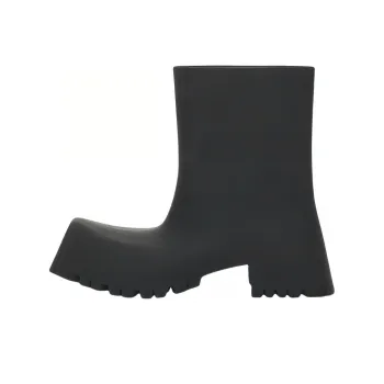 Balenciaga 50mm Trooper Rubber Boots 'Black' Women's