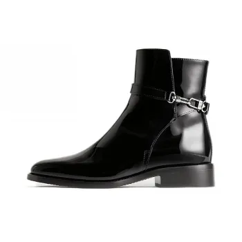 TOTEME The Jodhpur Patent Leather Boots Women's