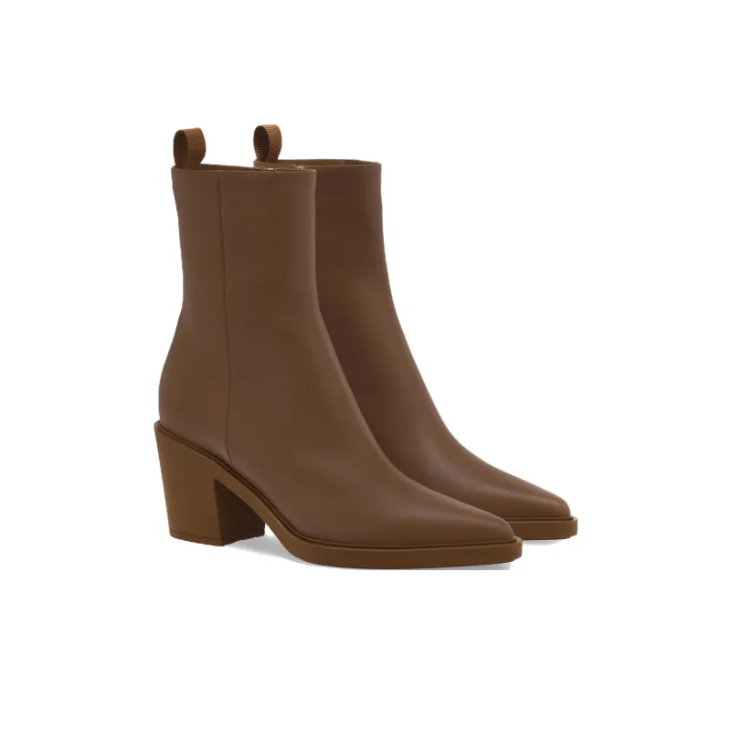 GIANVITO ROSSI Dylan Ankle Boots Women's Brown-2
