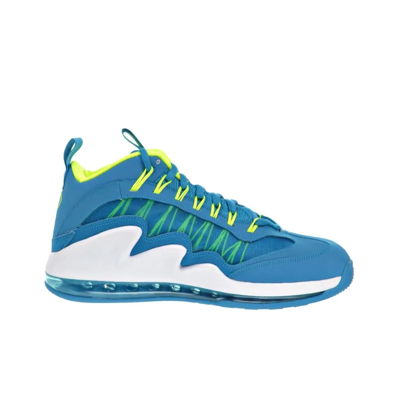 Nike Air Max 360 Anti-Slip Wear-Resistant High-Top Casual Running Shoes Men's Blue White-1