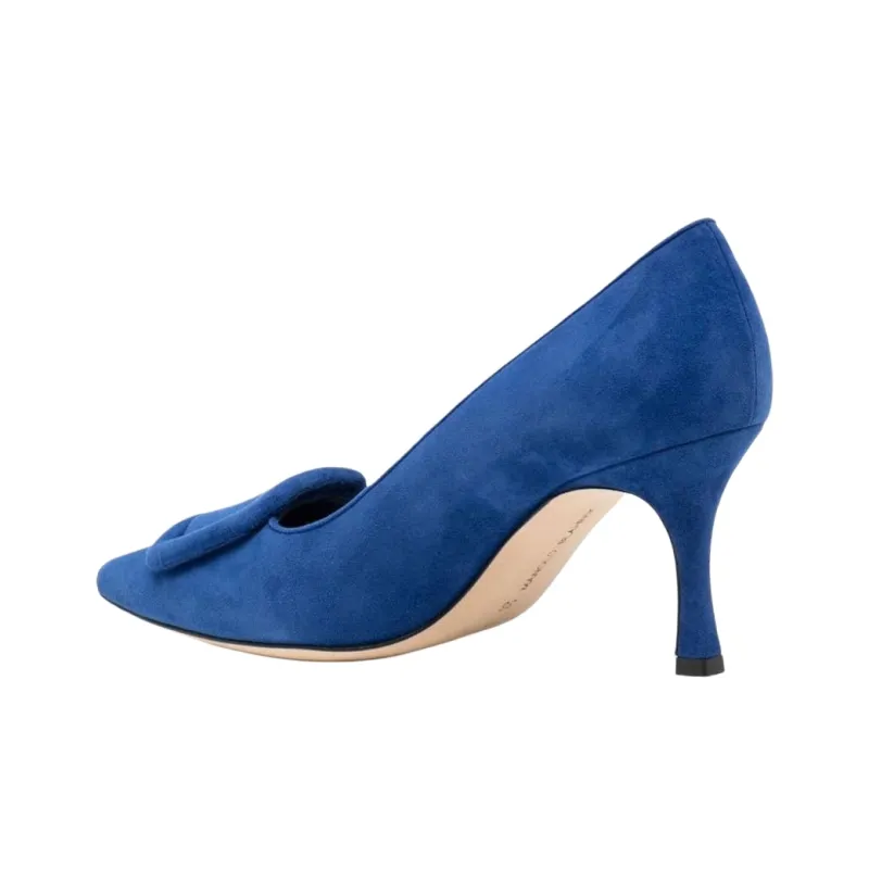 MANOLO BLAHNIK Maysale 65mm Suede Pumps-2