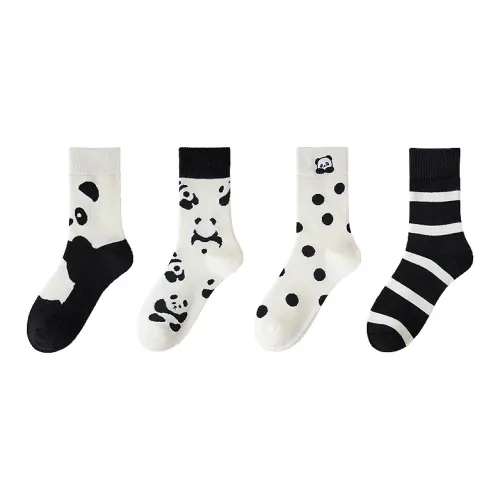 Top Melon Mid Calf Socks Women's 4 Pack