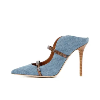 Malone Souliers Slim Heel High Heels 10cm Women's Blue
