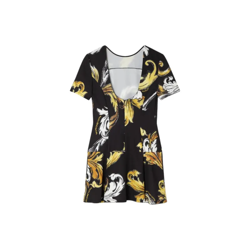 VERSACE Baroque Print Dress-1