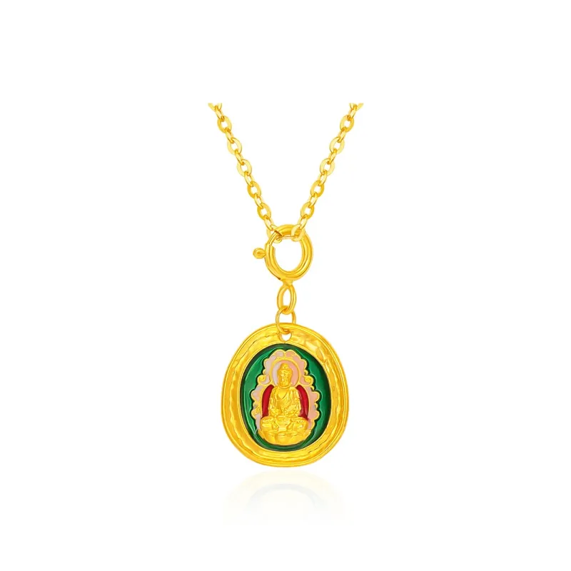 Diamond International 18K Gold Pendants Unisex-8