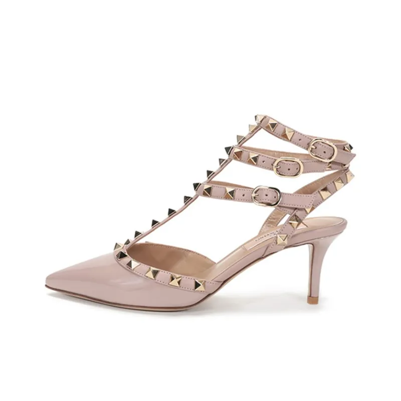 Valentino Garavani Rockstud 65mm Caged Pumps-0