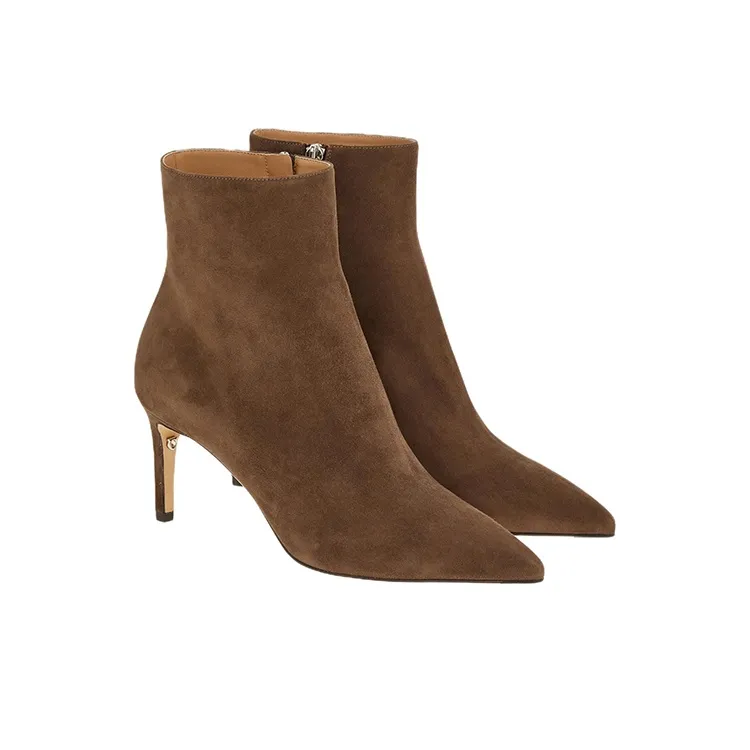 FERRAGAMO Bootie Suede Ankle Boots-2