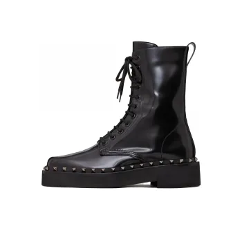 Valentino Garavani M-Way Rockstud 50mm Leather Booots