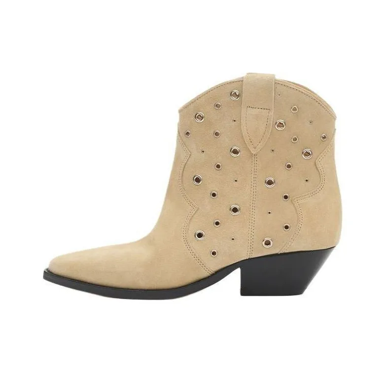 ISABEL MARANT Dewina 40mm Suede Ankle Boot-0
