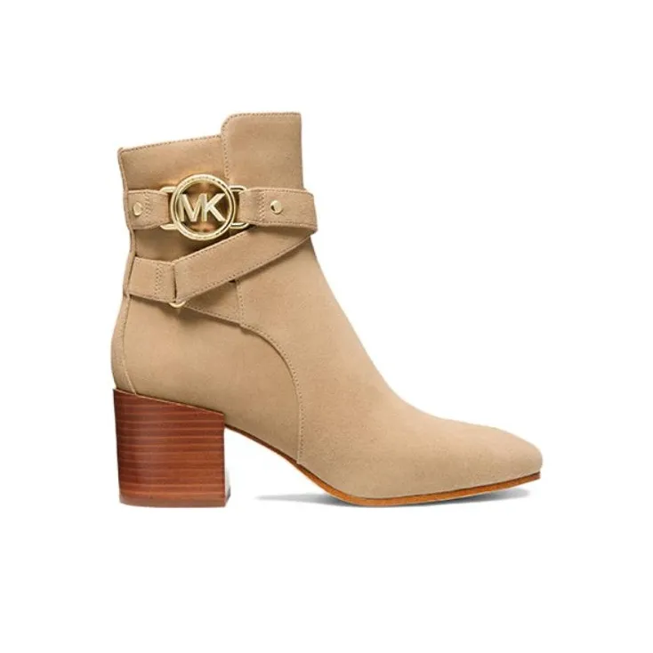 MICHAEL KORS Rory Ankle Boots Women's Beige-1