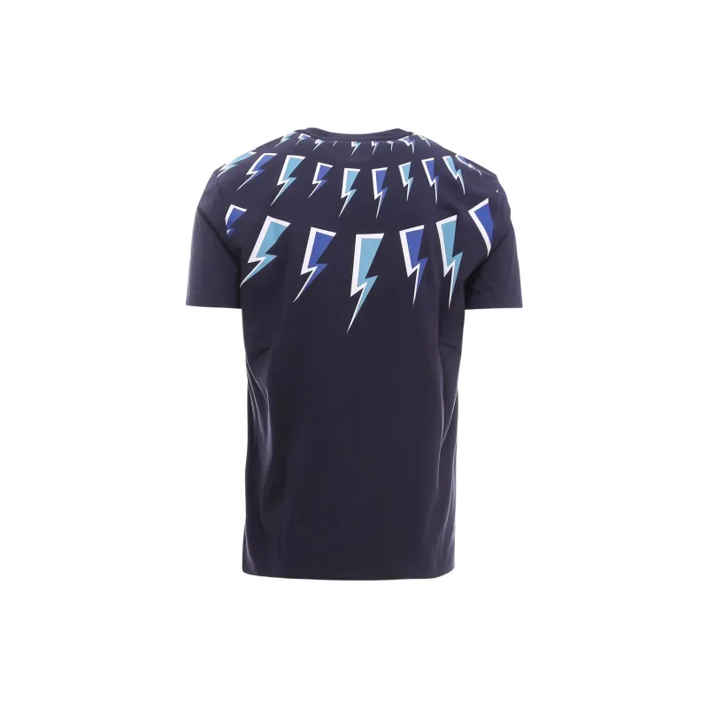 Neil Barrett T Shirts Men Blue-1