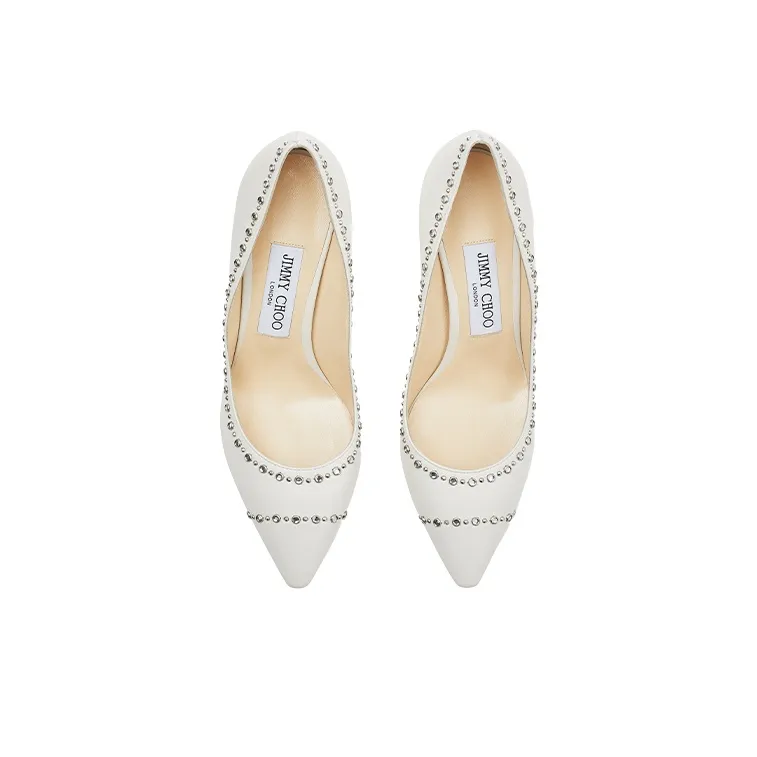 Jimmy Choo Romy High Heels Women's White-3