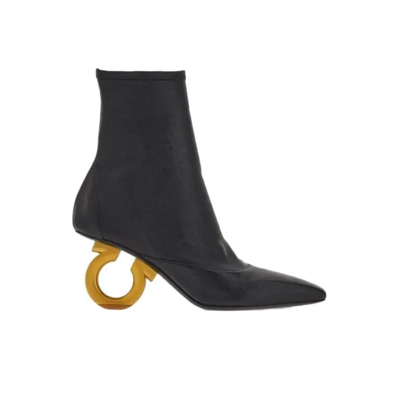 FERRAGAMO Ankle Boots Women's Black-1