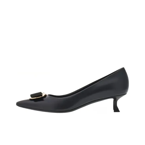 FERRAGAMO New Vara 40mm Leather Pumps