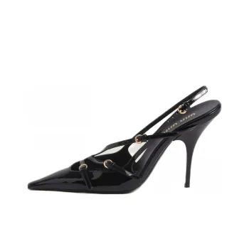 MIU MIU Buckle embellished 105mm Slingback Pumps