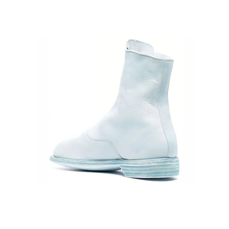 GUIDI Leather Zipped Boots-3