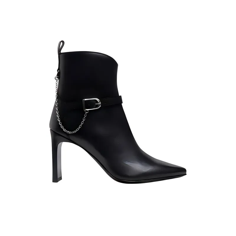 SARTORE Ankle Boots 9cm Women's Black-1