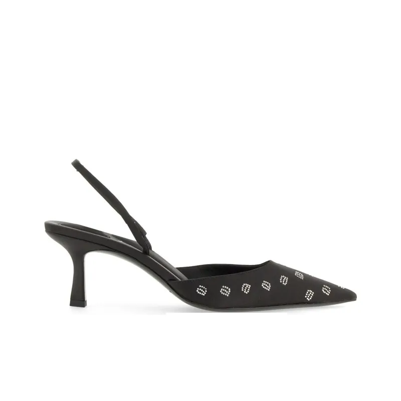 Alexander Wang Delphine 65 Slim Heel High Heels Women's Black-1