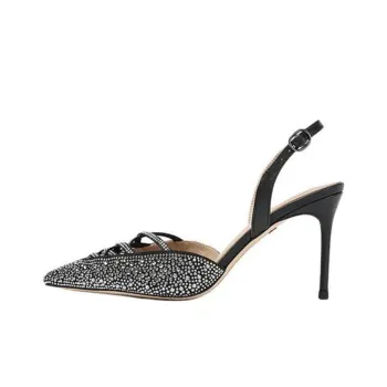 NICOLI Arezzo High Heels 9.5cm Women's Black