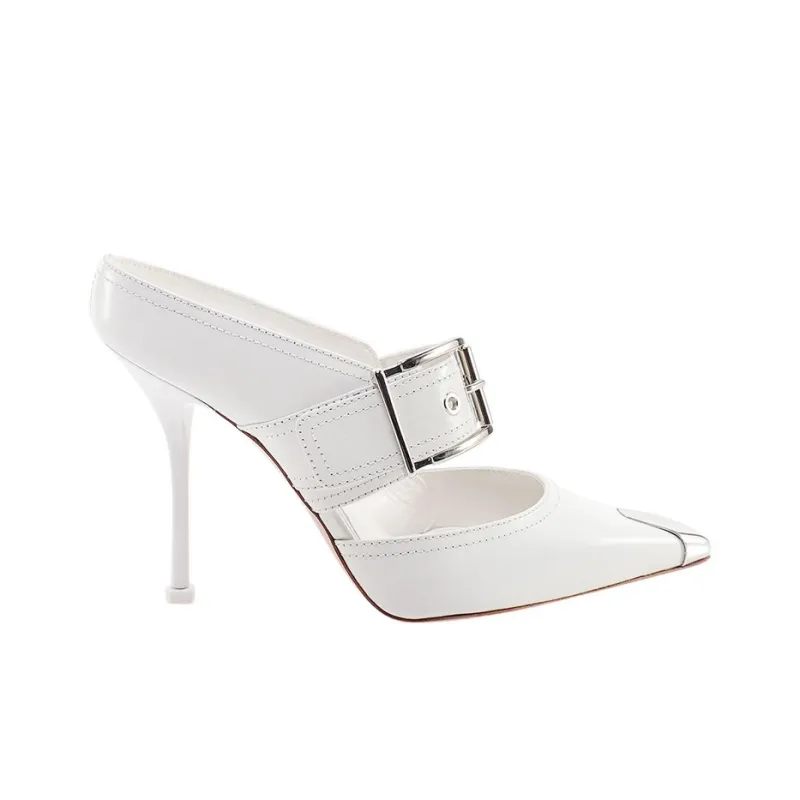 Alexander McQueen Pointed-toe 100mm Mules-1
