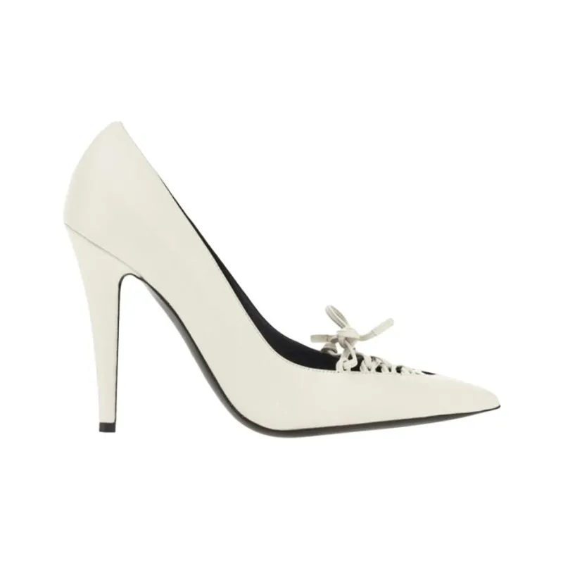 TOM FORD Cone Heel High Heels 10.5cm Women's White-1