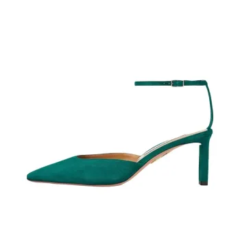AQUAZZURA Blade Chunky Heel High Heels 6.5cm Women's Green