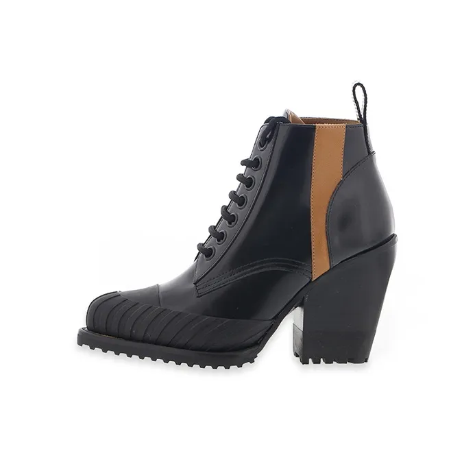 Chloe Ankle Boots 10cm Women's Black-0