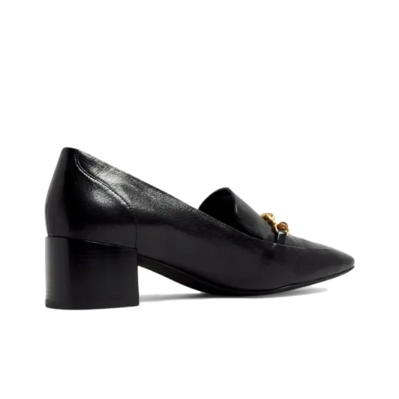 TORY BURCH Jessa Chunky Heel High Heels 5cm Women's Black-2